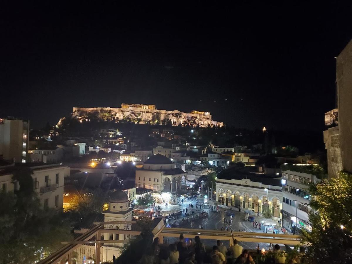 Sunny Studio With Parthenon View Balcony Athens Ngoại thất bức ảnh